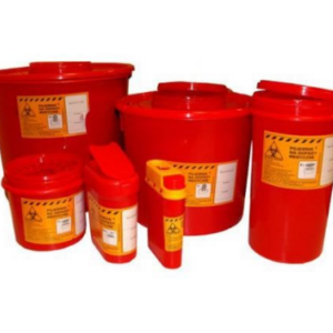 Container pentru deșeuri medicale 5L rotund 1pc